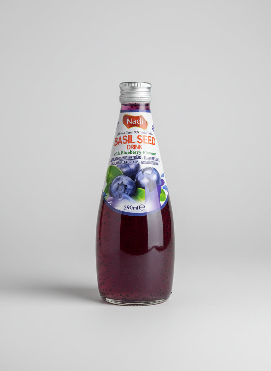 Basil Seed Drink Basilikumsamengetränk-Blaubeersaft   290ml