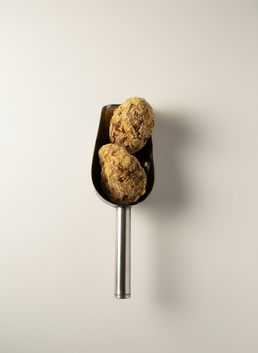 Rohzucker in Brockenform